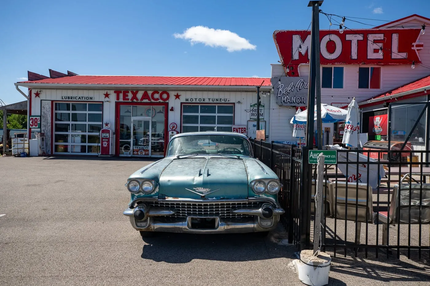 Route 66 Motorheads Bar and Grill & Museum in Springfield, Illinois