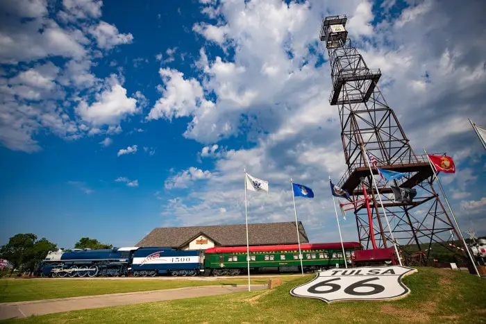 Route 66 Historical Village in Tulsa, Oklahoma