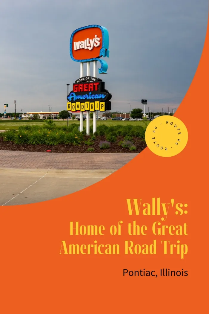 Make your Illinois road trip unforgettable with a stop at Wally's in Pontiac, the Home of the Great American Road Trip! Located on Route 66, Wally's offers over 70 fuel pumps, EV charging stations, and a store full of road trip essentials and souvenirs. From quirky Wally's-branded items to tasty snacks like BBQ sandwiches and fchips, there's something for every traveler. This iconic stop embodies everything great about American road trips. Don’t miss out on this destination! #RoadTrip #Route66