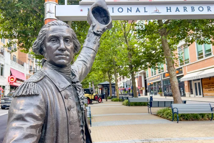 George Washington Sculpture - American Way Visionary Sculptures in National Harbor, Maryland by Ivan Schwartz