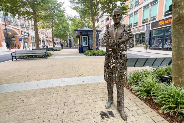 Henry Ford Sculpture - American Way Visionary Sculptures in National Harbor, Maryland by Ivan Schwartz