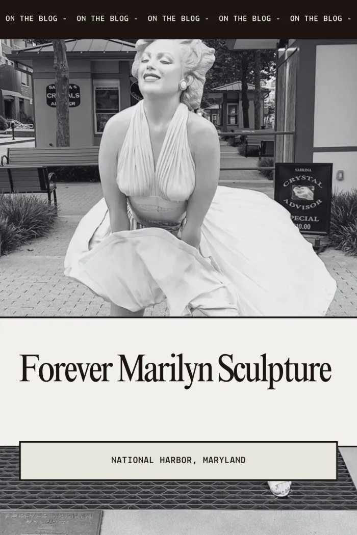 Visit National Harbor, Maryland, to see the Forever Marilyn sculpture! This life-sized statue of Marilyn Monroe in her famous white dress pose from The Seven Year Itch is a must-see. Created by J. Seward Johnson, Jr., it’s part of the Harbor’s vibrant art scene, which also features his monumental The Awakening. Snap a pic with Marilyn, explore the waterfront, and enjoy the mix of art, dining, and attractions that make National Harbor unforgettable! #RoadsideAttraction #RoadsideAttractions