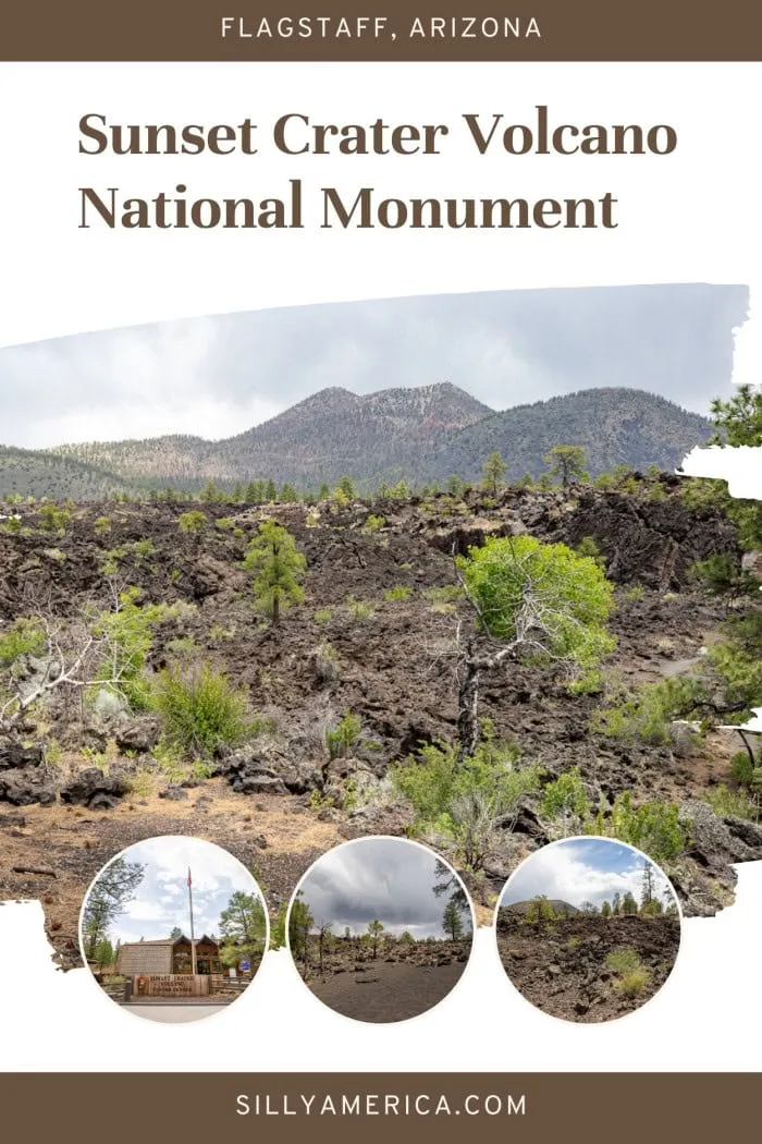 Stop on your Arizona road trip to explore the unique volcanic landscape of Sunset Crater Volcano National Monument in Flagstaff, Arizona! Formed by an eruption in 1085 AD, this site offers stunning black lava fields, colorful cinder cones, and sweeping views of the San Francisco Peaks. Hike the Lava Flow Trail for close-up views of ancient lava rivers, take in panoramic vistas on Lenox Crater Trail, and explore easy paths like Bonito Vista. #ArizonaTravel #SunsetCrater