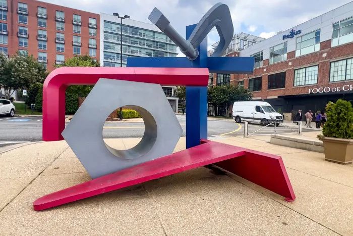 Tool de Force in National Harbor, Maryland - Giant Tool Sculpture