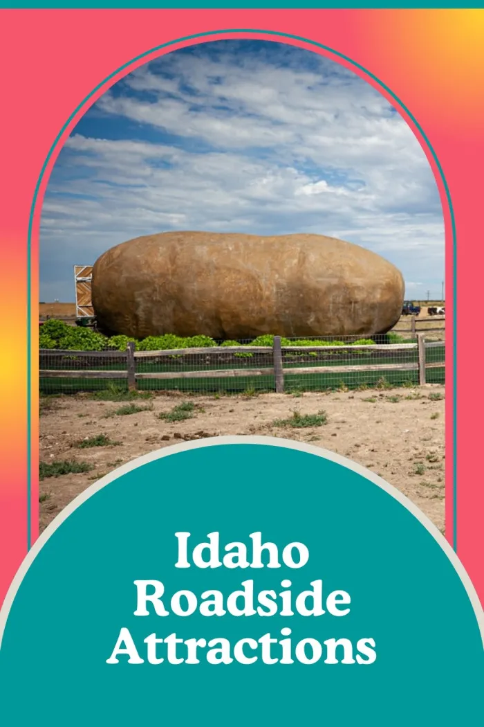 Ready to dig into Idaho’s roadside wonders? Explore attractions like the Idaho Potato Museum, Big Idaho Potato Hotel, and the World’s Largest Beagle. Don't miss Big Don the Janitor or the sweet Ice Cream Potato in Boise! Whether you're a spud fan or a lover of the quirky, Idaho has attractions that'll knock your socks off. Plan your Idaho road trip now! #RoadsideAttractions #IdahoAdventures #QuirkyTravel #Idaho #IdahoRoadsideAttractions