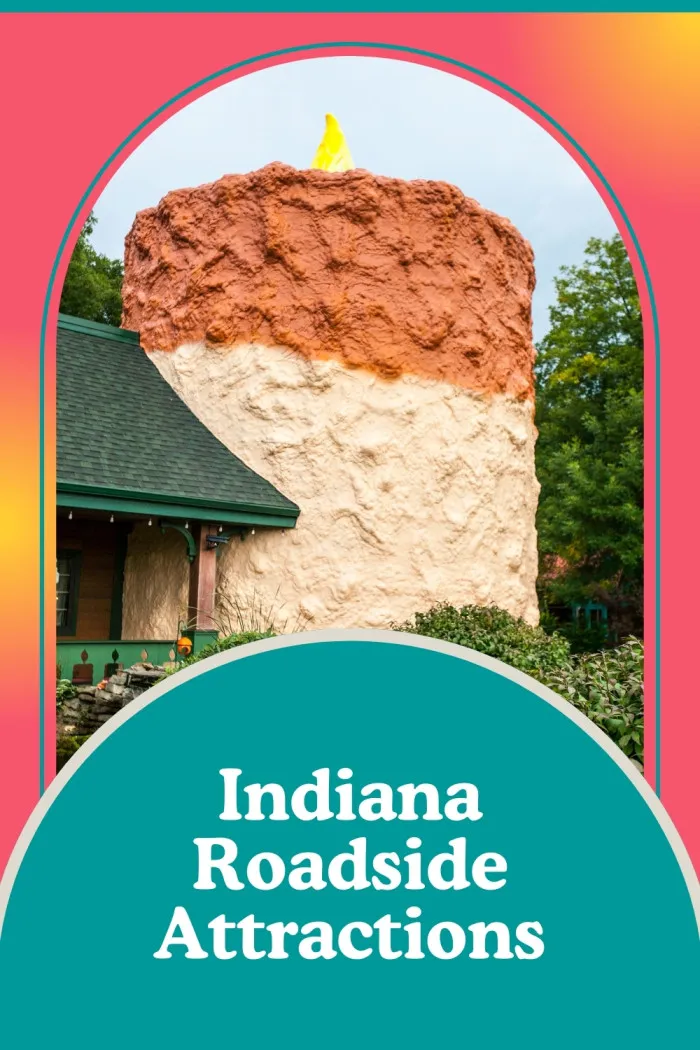 Ready to explore Indiana's quirky side? Check out the best roadside attractions in the Hoosier State, including the World's Largest Ball of Paint, a massive egg, and the biggest candle you’ve ever seen! From fun photo ops to unexpected roadside marvels, these stops will make your trip truly memorable. Plan your Indiana road trip now and let the fun begin! #IndianaRoadsideAttractions #RoadTripFun #Indiana #RoadsideAttractions