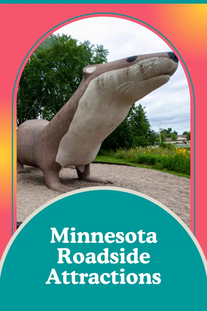 Discover the quirkiest roadside attractions in Minnesota! Snap a pic with Paul Bunyan & Babe the Blue Ox, marvel at the iconic Spoonbridge and Cherry sculpture, or visit the SPAM Museum for a slice of canned-meat history. Don’t miss Pelican Pete, the World’s Largest Pelican, keeping watch over the water, and countless other fun stops that make Minnesota the ultimate road trip destination. Start exploring the land of 10,000 lakes and endless roadside surprises today! #RoadsideAttractions