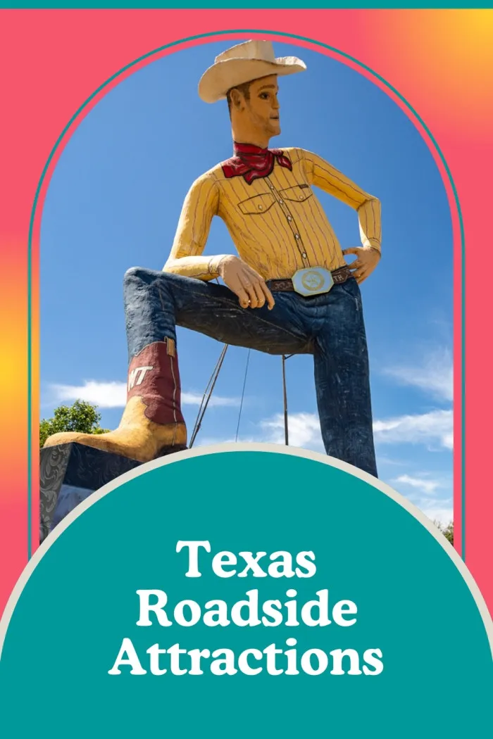 Planning a Texas road trip? Don’t miss these must-see roadside attractions! Spray-paint at Cadillac Ranch, snap a pic with the World’s Largest Cowboy Boots, marvel at the Paris, Texas Eiffel Tower (cowboy hat included), and visit the iconic Prada Marfa art installation. Texas is full of quirky, larger-than-life stops that make every mile unforgettable. Saddle up, hit the road, and explore the Lone Star State’s fun side! #RoadsideAttractions #Texas #TexasRoadsideAttractions
