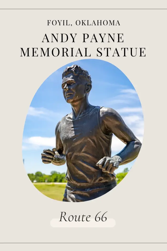 Hit the pavement (or at least the gas pedal) and make a stop at the Andy Payne Memorial Statue in Foyil, Oklahoma! This bronze tribute honors the unlikely champion of the 1928 “Bunion Derby,” a 3,423-mile footrace from L.A. to NYC along Route 66. Andy Payne, a 20-year-old Cherokee farm boy, outran Olympic athletes and illness to claim the win. His legacy lives on along the Mother Road—don’t miss this inspiring roadside stop on your Route 66 journey! #RoadsideAttraction #RoadTrip #Route66