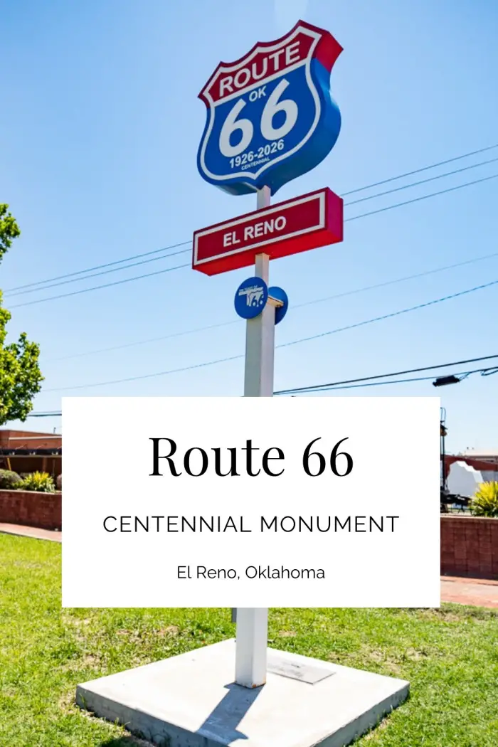 Visit the Route 66 Centennial Monument in El Reno, Oklahoma! Located in Petree Plaza, this 16-foot-tall LED-lit sign stands where Route 66 and US Route 81 intersect—two historic highways born in 1926. Celebrating El Reno’s legacy as the “Crossroads of America,” the monument invites travelers to explore the city’s railroad past, fried onion burger fame, and deep ties to American travel history. #Route66 #Route66RoadTrip #RoadsideAttraction #RoadsideAttractions