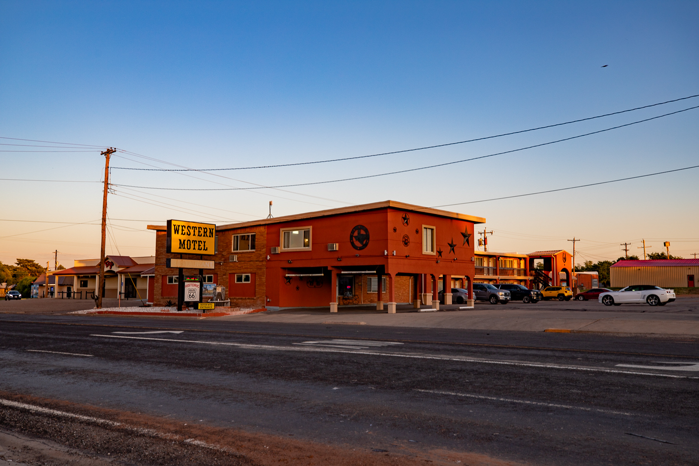 Western Motel in Shamrock, Texas Route 66 Hotel