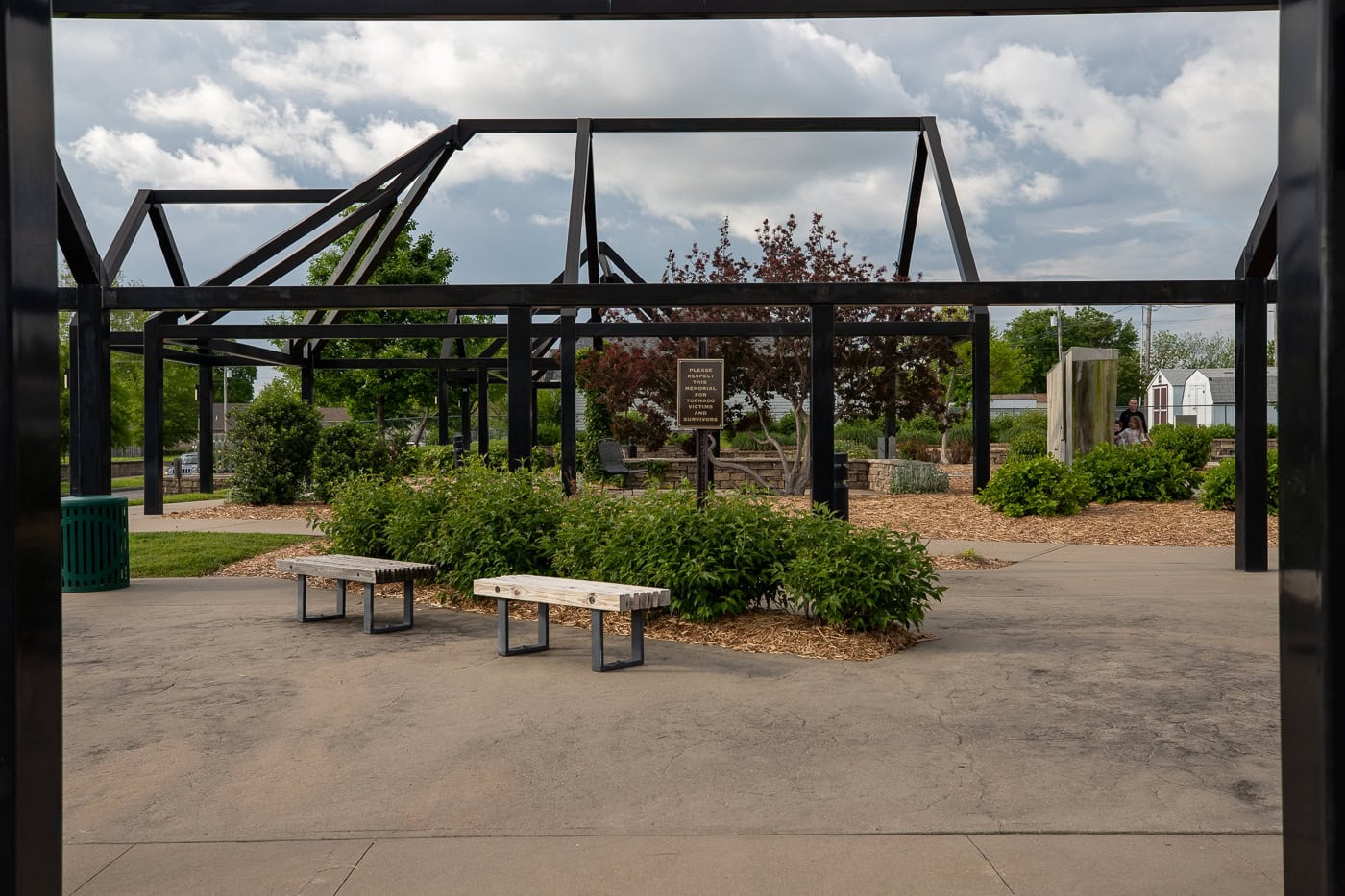 The Butterfly Garden and Overlook at Cunningham Park Tornado Memorial in Joplin, Missouri