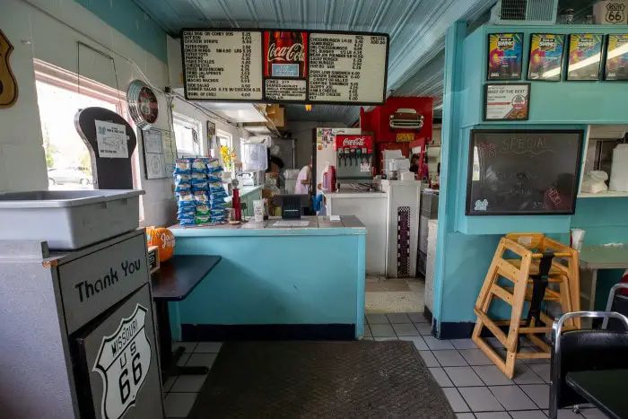 Joe's Route 66 Diner in Strafford, Missouri