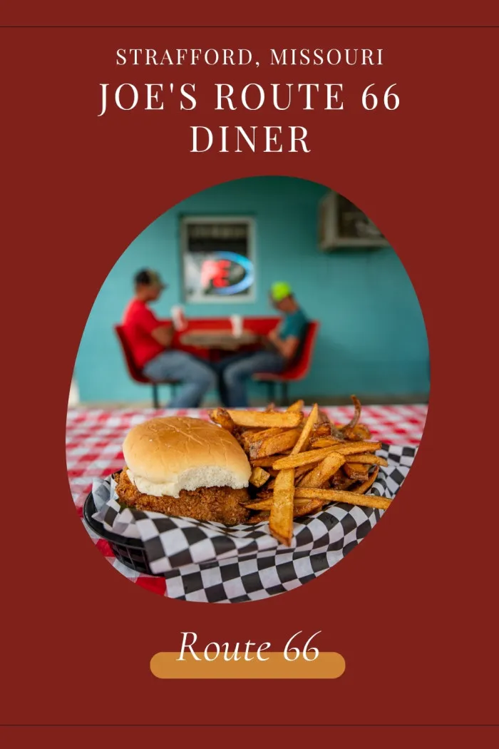 Step back in time at Joe’s Route 66 Diner in Strafford, Missouri! This nostalgic stop on the Mother Road serves up made-from-scratch favorites like juicy burgers, hand-breaded tenderloins, fresh-cut fries, and more—all in a retro 1950s atmosphere. With a classic menu and daily specials, it’s a must-stop for hungry travelers looking for authentic roadside flavor and charm. #Route66 #RoadTrip #Route66RoadTrip