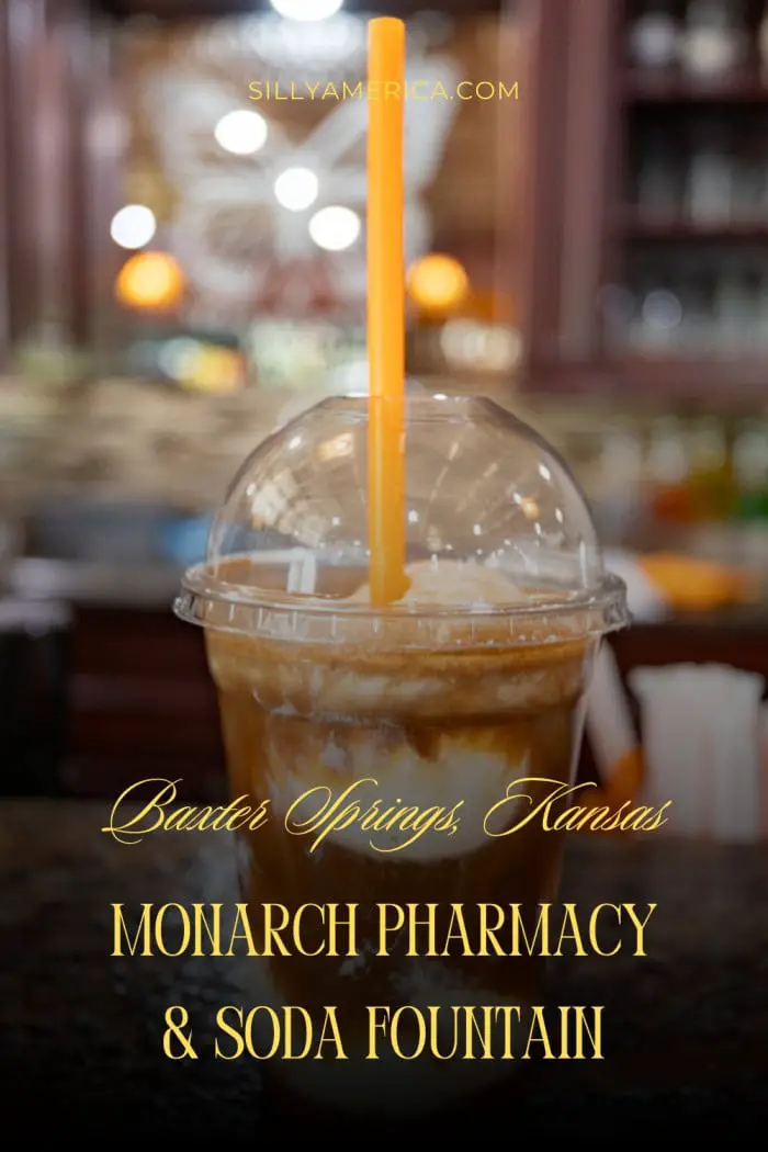 Make a sweet stop in Baxter Springs, Kansas, at Monarch Pharmacy & Soda Fountain—a working pharmacy with old-fashioned charm. Sip on a hand-dipped shake, try a Brown Cow or root beer float, or grab a scoop of Anderson Ice Cream. Opened in 2015, this retro-style spot feels like stepping back in time. Don’t forget to snap a photo with the colorful Coca-Cola murals before you hit the road again! #RoadTrip #Route66