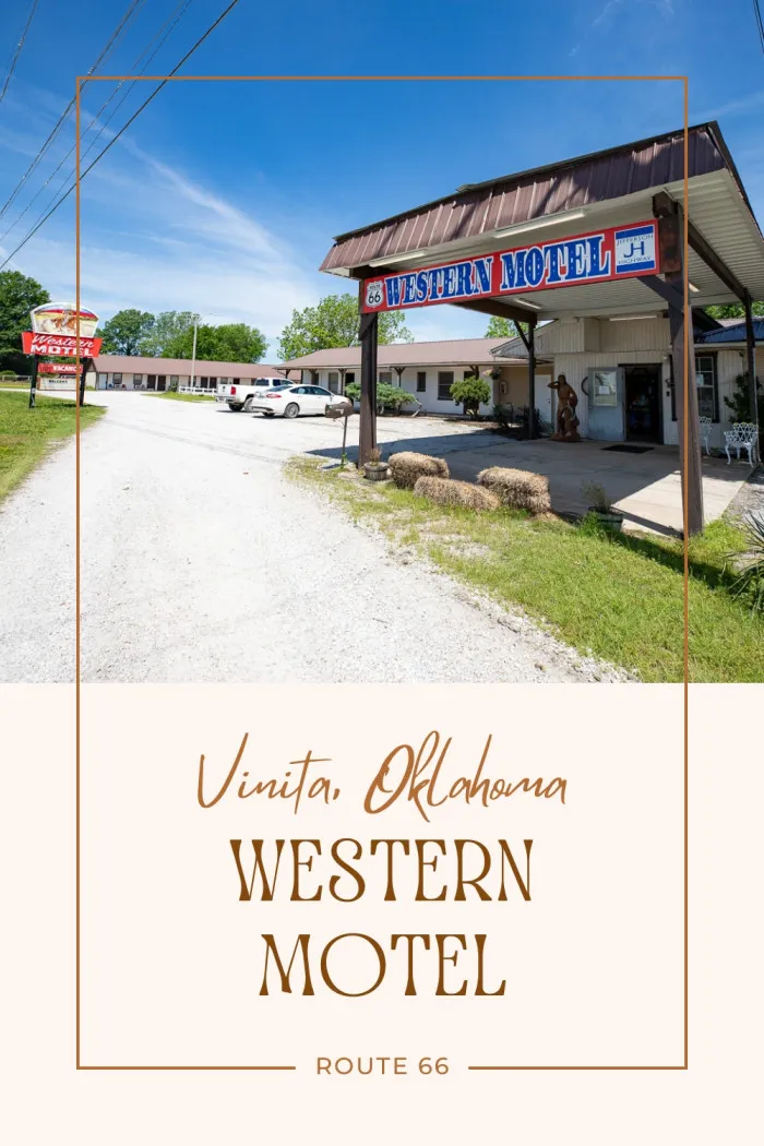 The Western Motel in Vinita, Oklahoma is a classic Route 66 stop that’s been welcoming travelers since the 1950s. Once known as the Quarter Horse Motel, it’s been restored with updated rooms and a brand-new neon sign featuring a cowboy twirling a lasso. Conveniently located next to the Hi-Way Cafe and fun roadside attractions like the Big Bill Muffler Man, this retro motor lodge offers vintage vibes and modern comforts right on the Mother Road. #RoadTrip #NeonSign #Route66