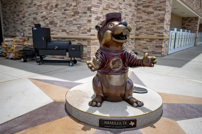Beaver Statue in from of Buc-ee's in Amarillo, Texas off Route 66