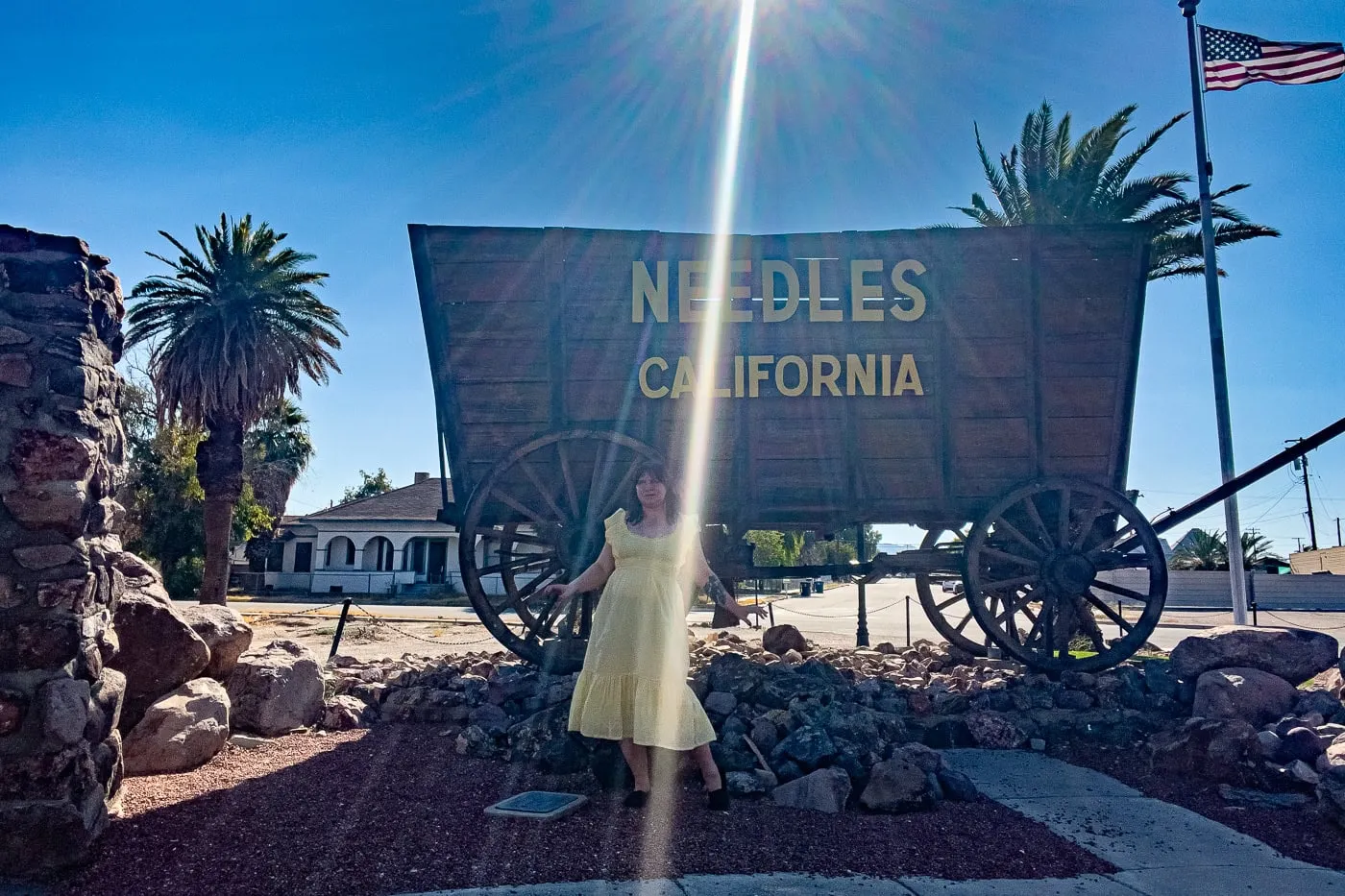 Needles Railroad Borax Wagon Needles California 2