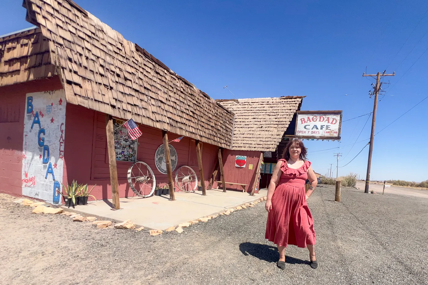 Bagdad Cafe in Newberry Springs, California Route 66 roadside attraction