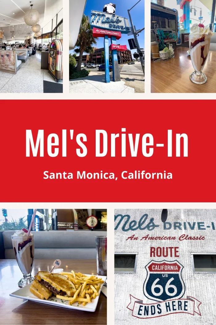 At the very end of Route 66, just steps from the Pacific Ocean, Mel’s Drive-In in Santa Monica is a retro roadside stop you can’t miss. Housed in the restored 1959 Penguin Coffee Shop, it’s full of neon, murals, and a classic diner menu. Don’t leave without trying The Penguin Milkshake—a chocolate-and-marshmallow tribute to the original spot. Celebrate your Mother Road journey with a burger, shake, and a photo by the “Route 66 Ends Here” sign. #Route66 #Route66RoadTrip #RoadsideEats